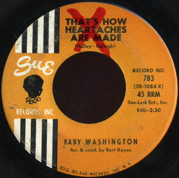 Baby Washington : That's How Heartaches Are Made (7", Single)