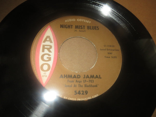 Ahmad Jamal : Night Mist Blues / We Live In Two Different Worlds (7")