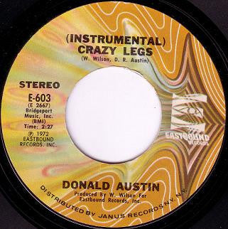 Donald Austin : Crazy Legs / Nanzee (7", Styrene, Pit)