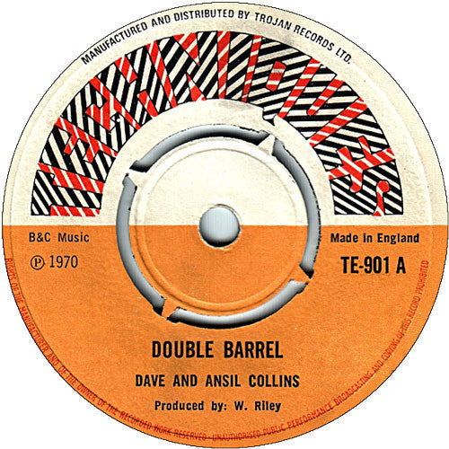 Dave And Ansil Collins* : Double Barrel (7", Single, 4 P)