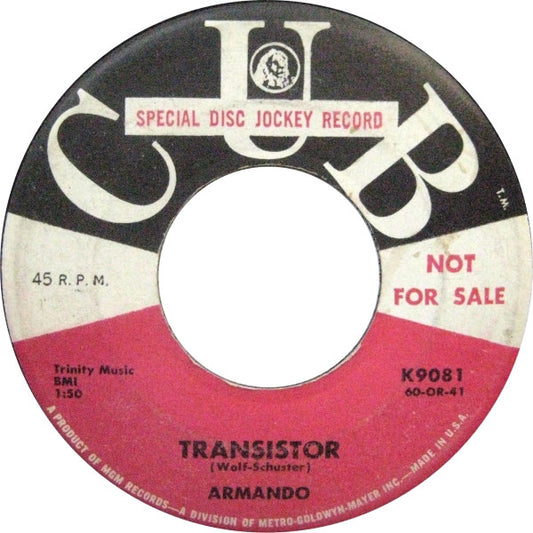 Armando (30) : Transistor (7", Single, Promo)