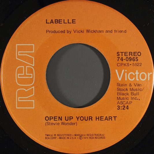 Labelle : Open Up Your Heart (7")