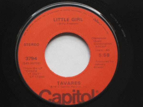 Tavares : That's The Sound That Lonely Makes (7", 3:1)