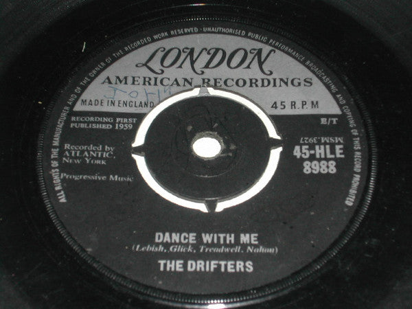 The Drifters : Dance With Me (7", Single)