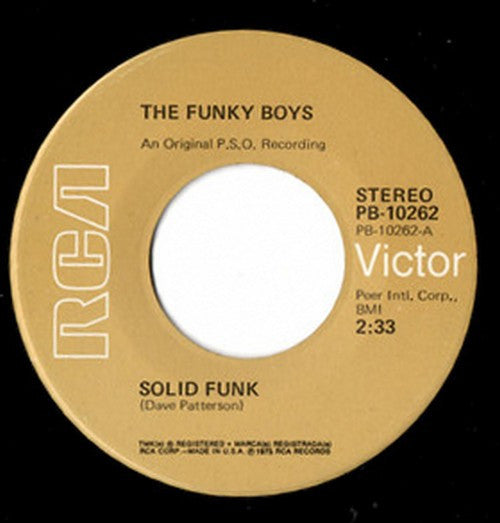 Linda Fields & The Funky Boys : Solid Funk (7", Single)