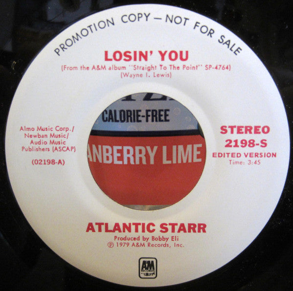 Atlantic Starr : Losin' You (7", Single, Mono, Promo, San)