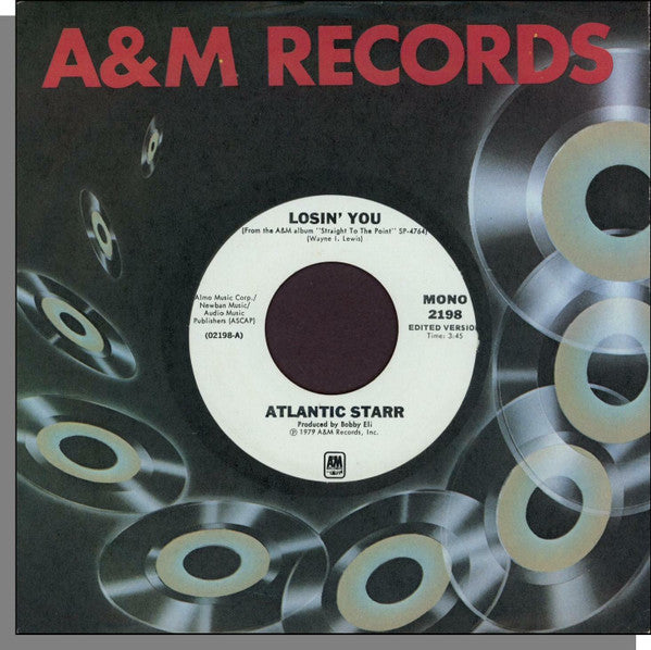 Atlantic Starr : Losin' You (7", Single, Mono, Promo, San)