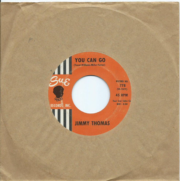 Jimmy Thomas : Hurry And Come Home / You Can Go (7", Single)