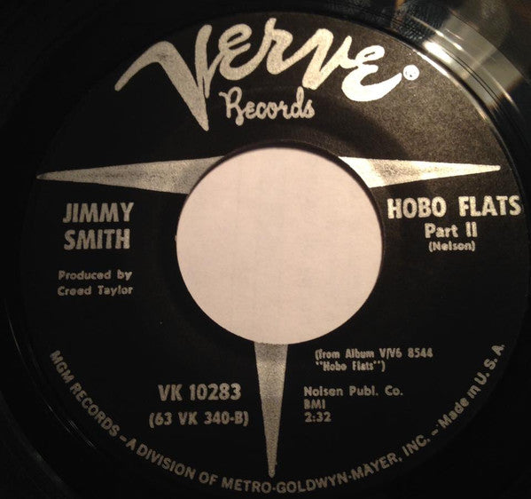 Jimmy Smith : Hobo Flats - Part I / Hobo Flats - Part II (7", Single)