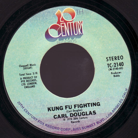 Carl Douglas : Kung Fu Fighting / Gamblin' Man (7", Single, Styrene)