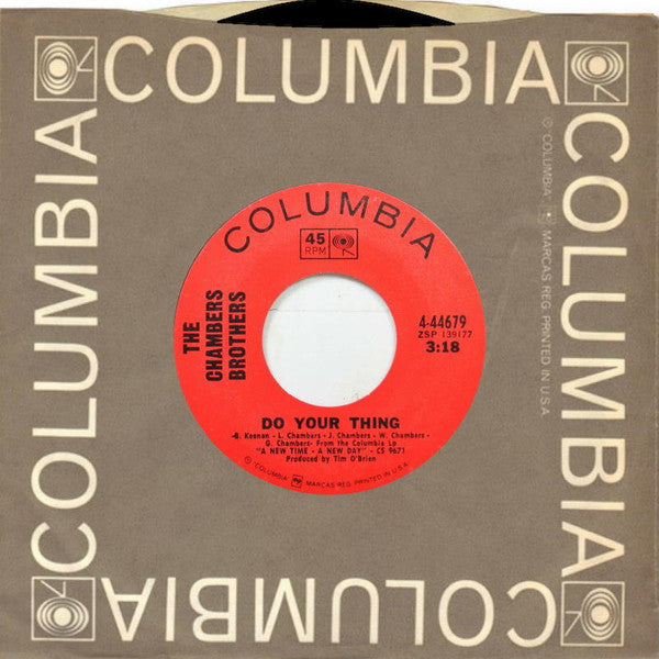 The Chambers Brothers : I Can't Turn You Loose (7", Single, Mono, Styrene, Pit)