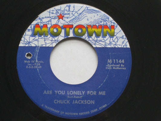 Chuck Jackson : Are You Lonely For Me (7")