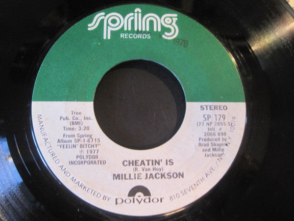 Millie Jackson : All The Way Lover (7", Single)