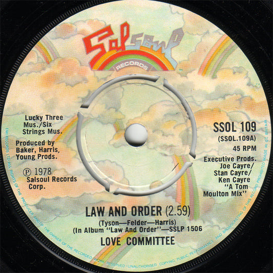 Love Committee : Law And Order (7")