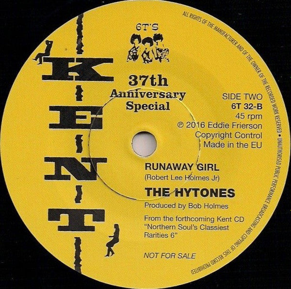 Sandra Richardson / The Hytones : After You Give Your All / Runaway Girl (7", Single, Promo)