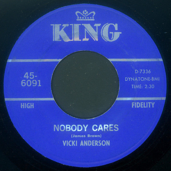 Vicki Anderson / James Brown : Nobody Cares / Think (7")