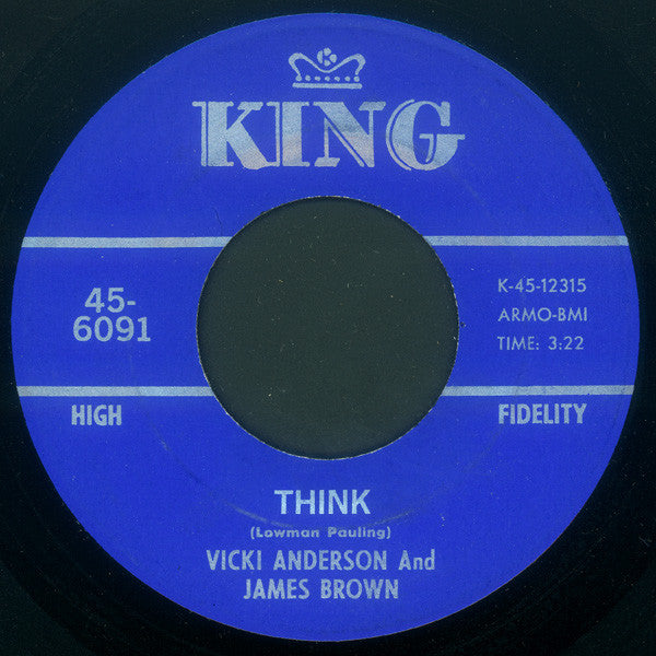 Vicki Anderson / James Brown : Nobody Cares / Think (7")