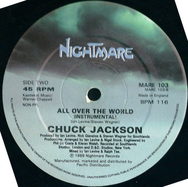 Chuck Jackson : All Over The World (12")