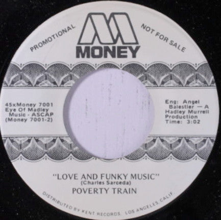 Poverty Train : People's People / Love And Funky Music (7", Promo)