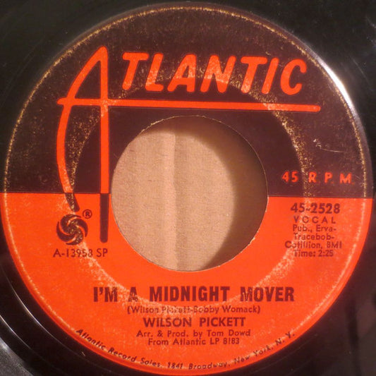 Wilson Pickett : I'm A Midnight Mover / Deborah (7", Single, SP )