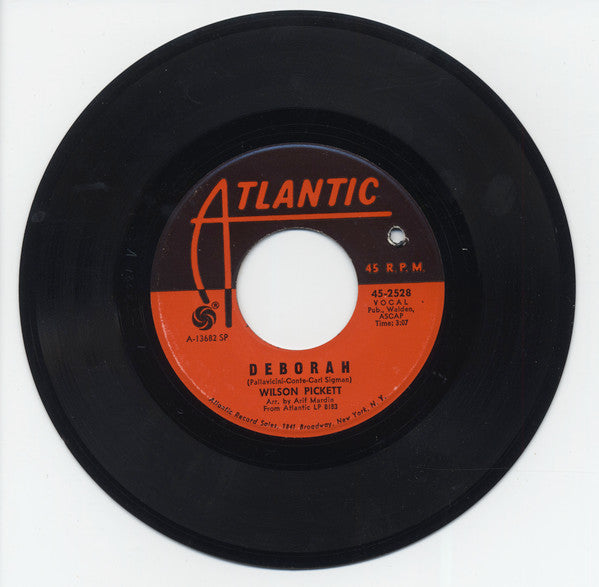 Wilson Pickett : I'm A Midnight Mover / Deborah (7", Single, SP )