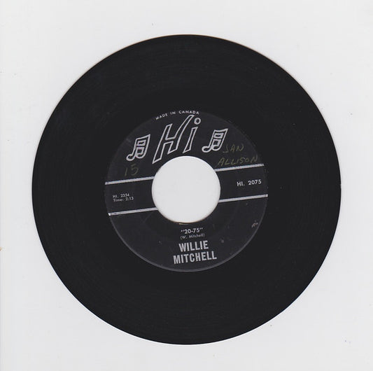 Willie Mitchell : "20-75" (7", Single)