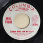 April Young : Gonna Make Him My Baby / Life (7", Single, Promo)