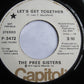 The Pree Sisters : Let's Get Together (7", Single, Promo)