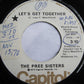 The Pree Sisters : Let's Get Together (7", Single, Promo)