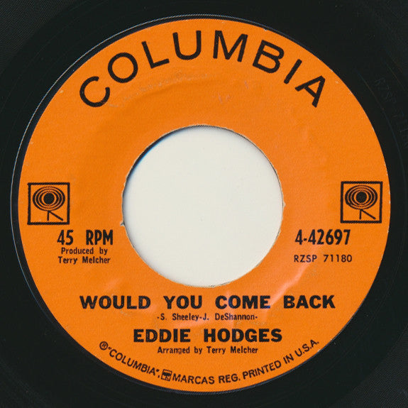 Eddie Hodges : Would You Come Back (7", Single)