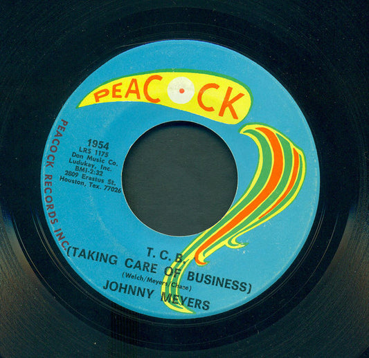 Johnny Meyers (2) : T.C.B. (Taking Care Of Business) / Teenage Girl	 (7", Single)