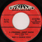 Inez And Charlie Foxx : (1-2-3-4-5-6-7) Count The Days / A Stranger I Don't Know (Wish It Was You) (7", Single)