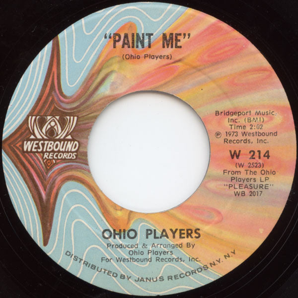 Ohio Players : Funky Worm / Paint Me (7", Single)