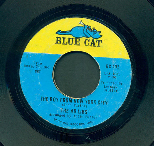 The Ad Libs : The Boy From New York City / Kicked Around (7", Single, Styrene)