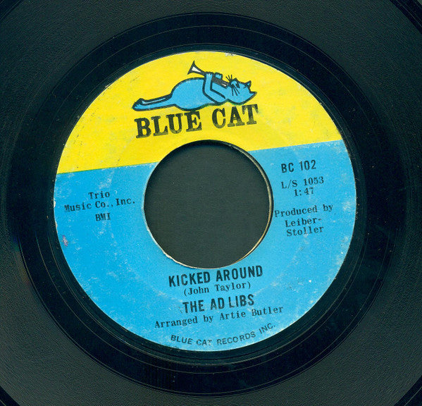 The Ad Libs : The Boy From New York City / Kicked Around (7", Single, Styrene)
