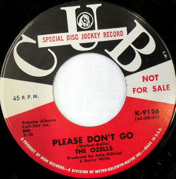 The Ozells : The Gossips / Please Don't Go (7", Promo)