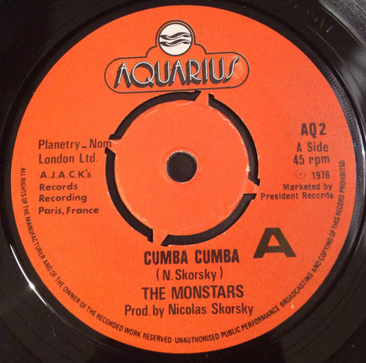 The Monstars : Cumba Cumba (7", Single, 4 P)