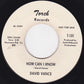 David Vance (3) : Be Mine Again / How Can I Know (7", Single, Promo)