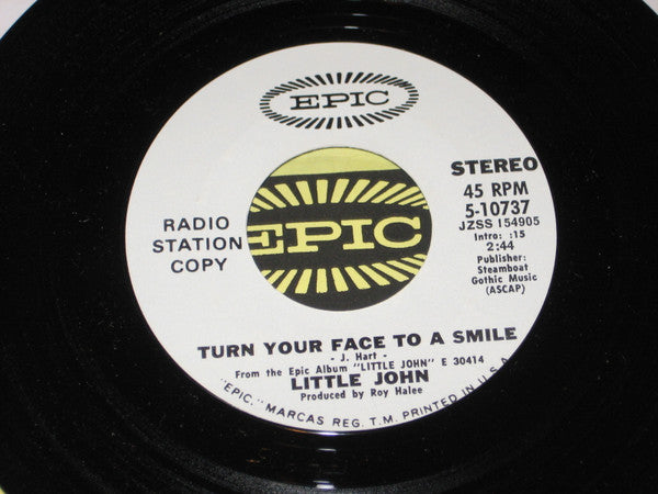 Little John (7) : Feelings Of Delight / Turn Your Face To A Smile (7", Promo)