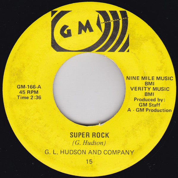 G. L. Hudson And Company : Super Rock/State Of Mind (7", Single, Mono)