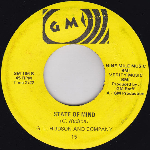 G. L. Hudson And Company : Super Rock/State Of Mind (7", Single, Mono)