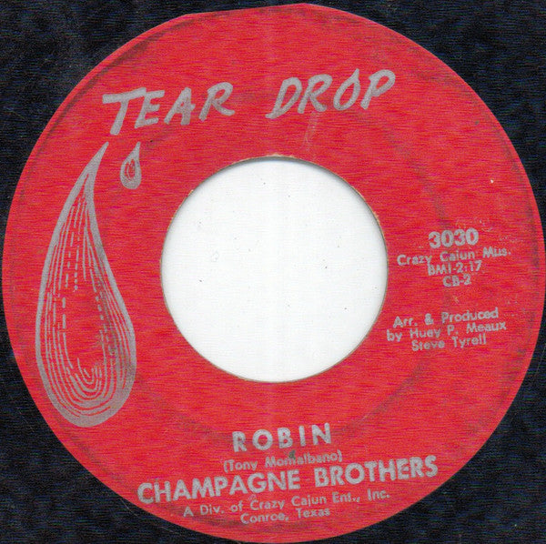 The Champagne Brothers : It's Raining (7", Single)