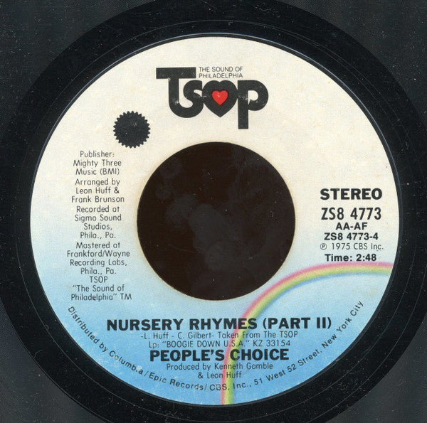 People's Choice : Nursery Rhymes (7", Styrene)