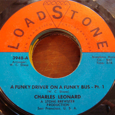 Charles Leonard : A Funky Driver On A Funky Bus (7")