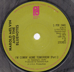 Harold Melvin And The Blue Notes : I'm Comin' Home Tomorrow (7")