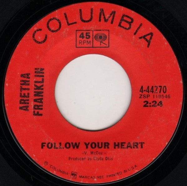 Aretha Franklin : Take A Look / Follow Your Heart (7", Single)