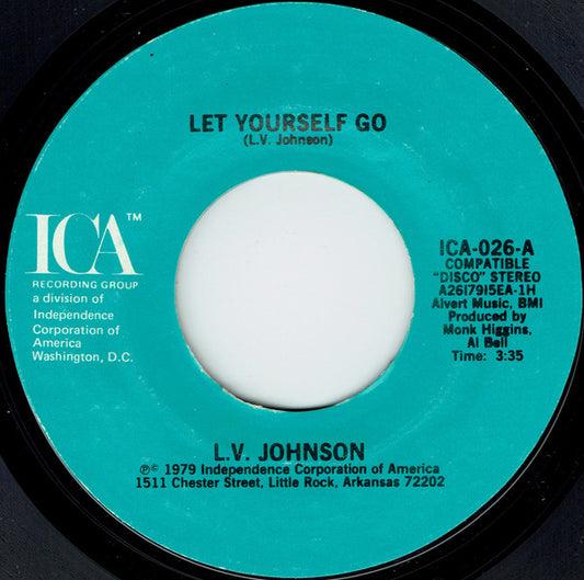 L. V. Johnson : Let Yourself Go (7", Single, Styrene)