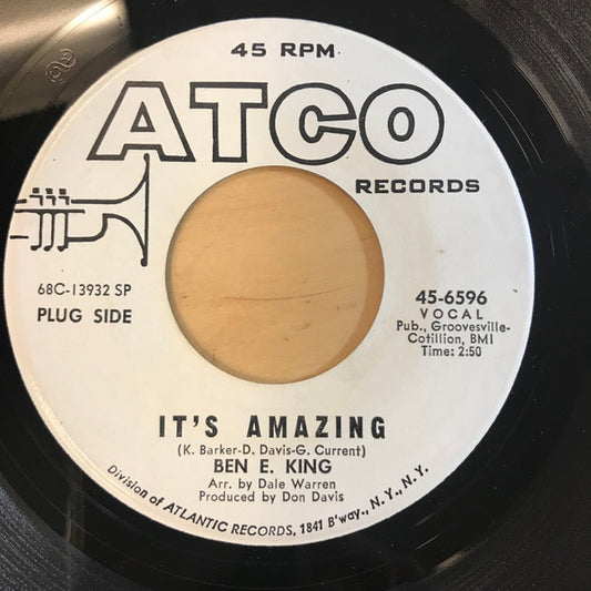 Ben E. King : It's Amazing / Where's The Girl (7", Single, Promo, SP)