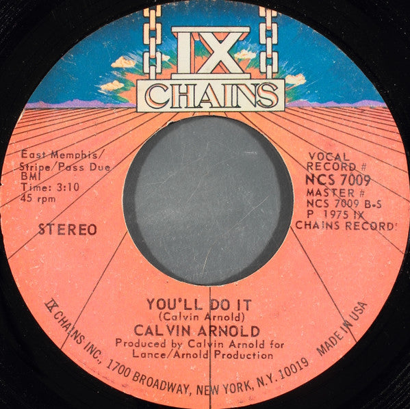 Calvin Arnold : Satisfy My Woman (7")