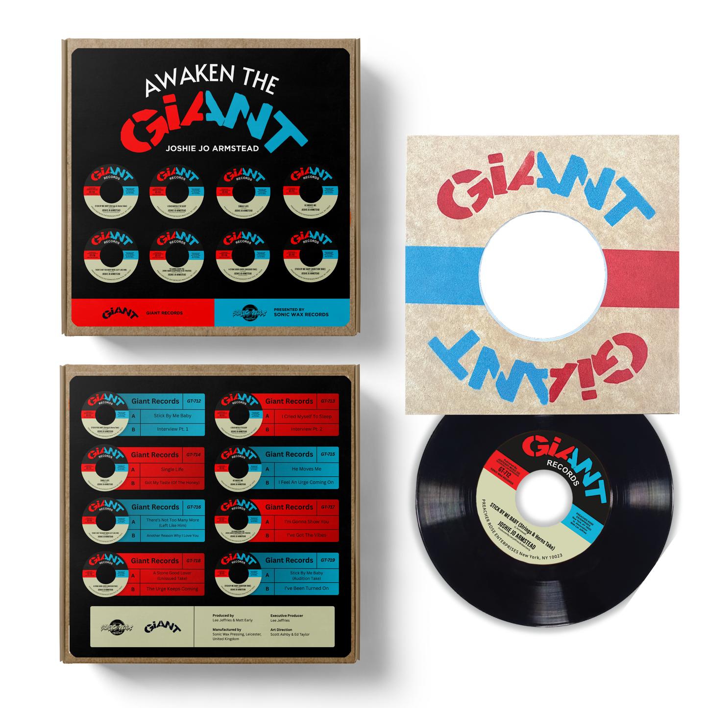 Joshie Jo Armstead - Awaken The Giant (Boxset) 8x Vinyls Unissued Northern Soul Music